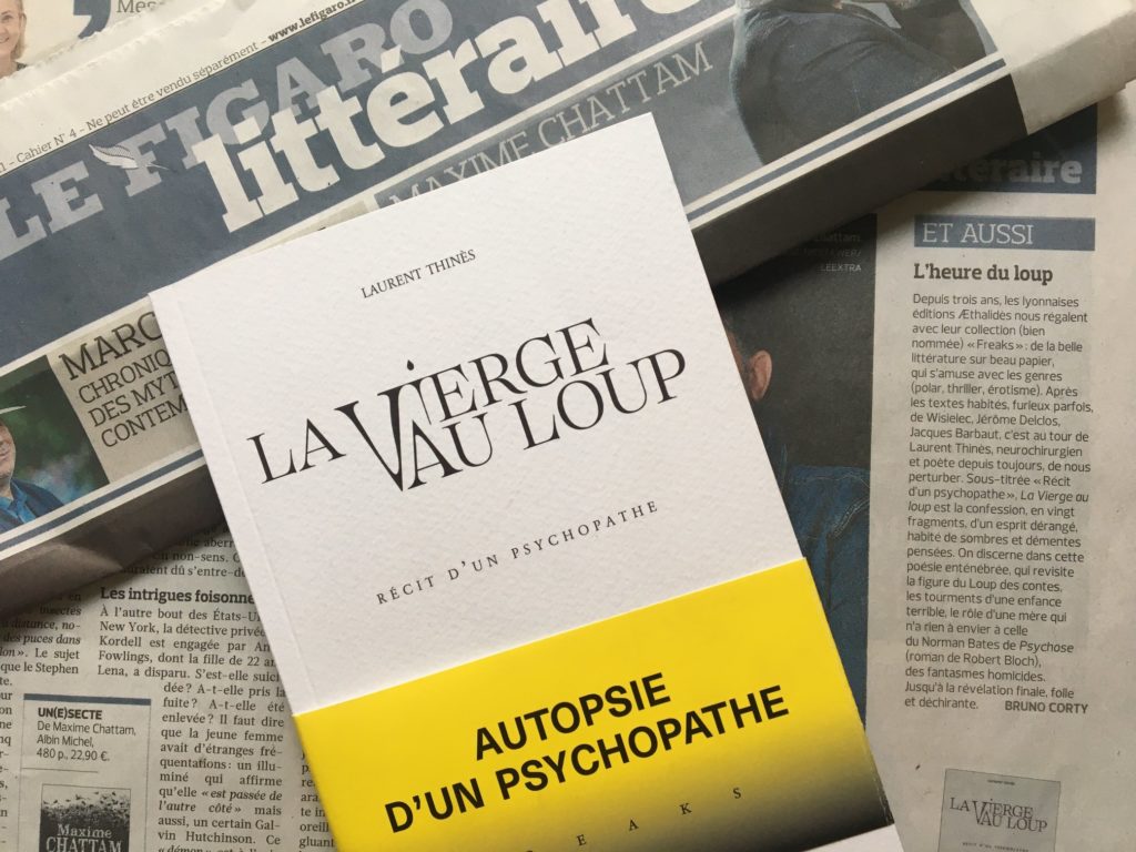 Article "L'heure du loup" du Figaro Littéraire (21/11/19)